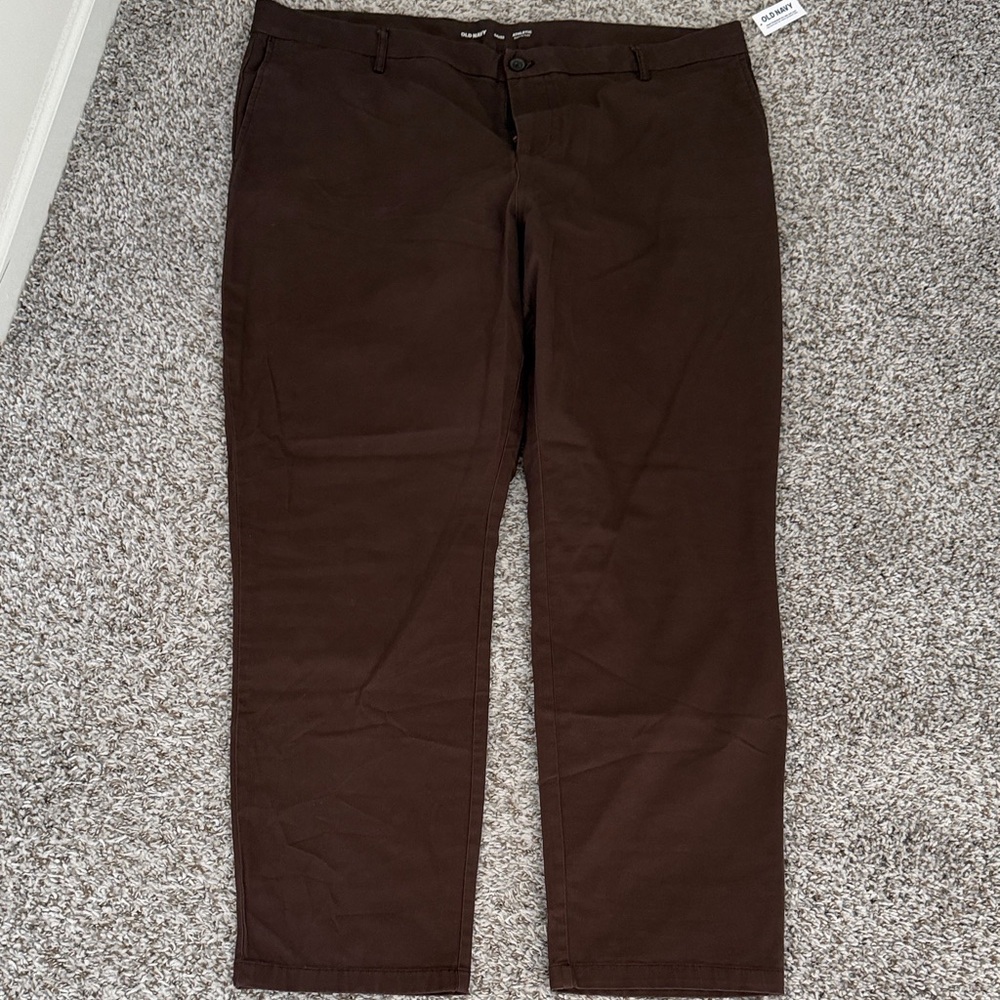 Old Navy Men's Rich Brown Chinos